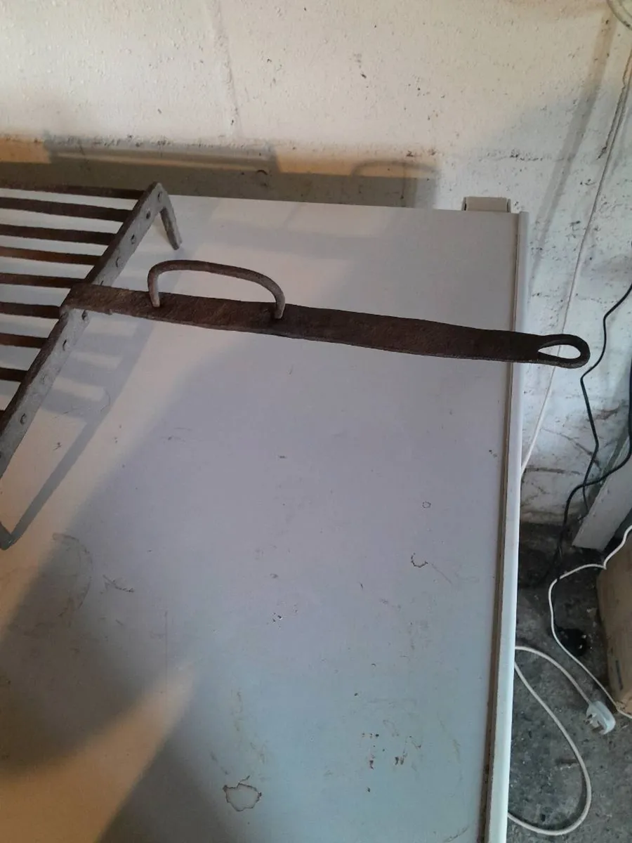 Antique  forge made  fire gridel - Image 2
