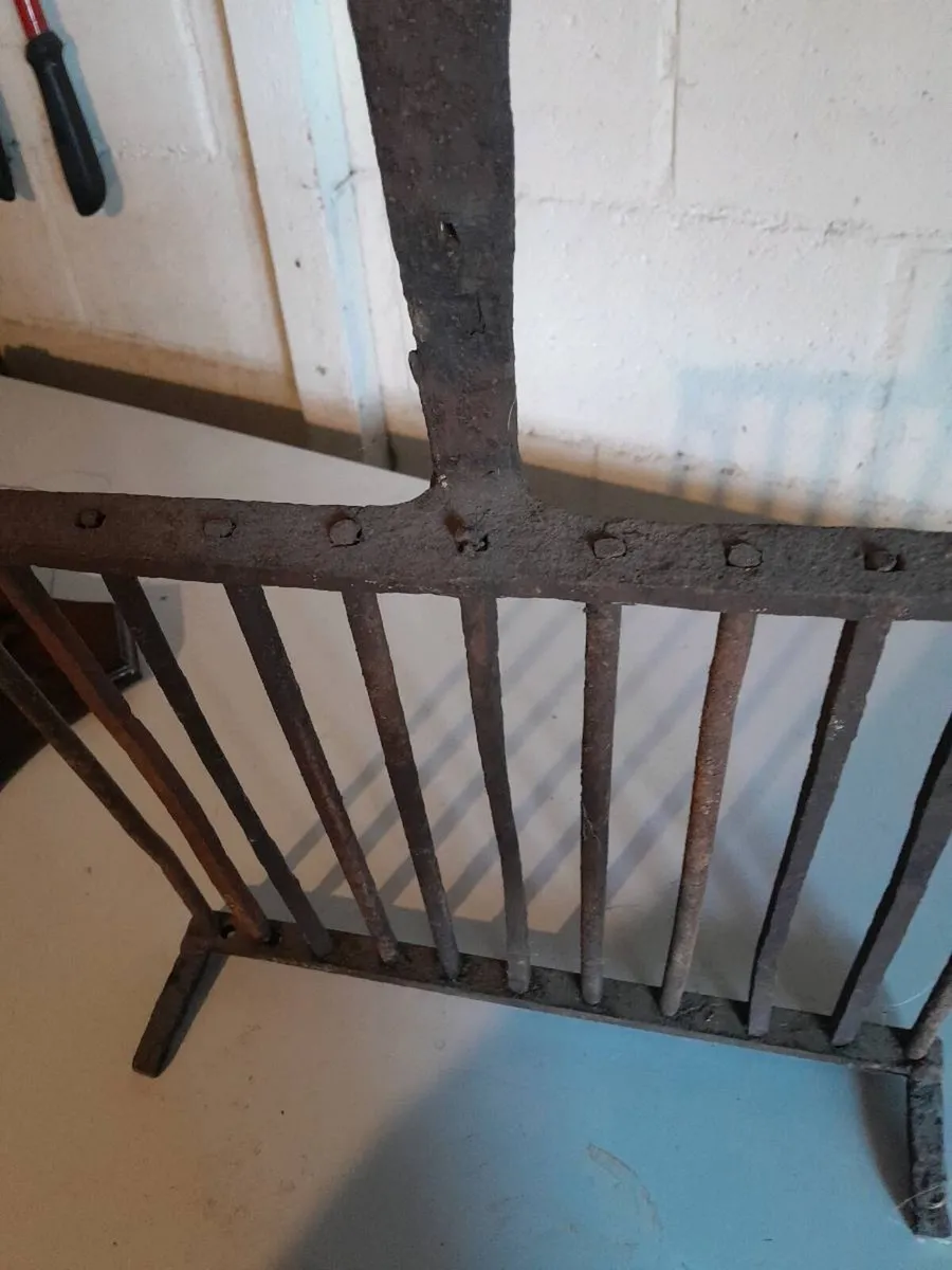Antique  forge made  fire gridel - Image 4