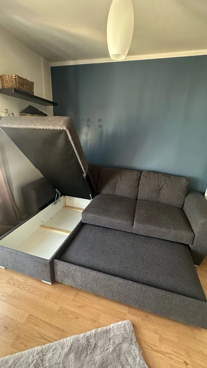 fold-out corner sofa, very good condition - Image 2
