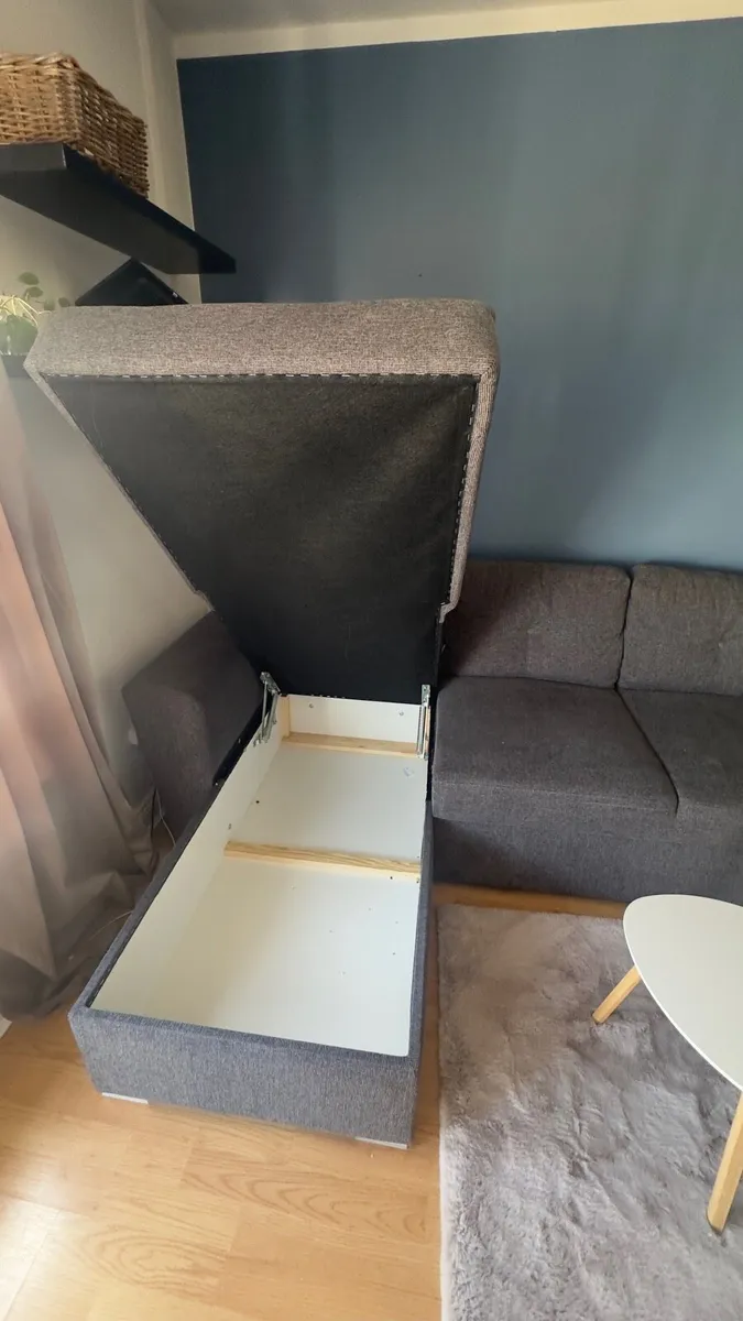 fold-out corner sofa, very good condition - Image 3