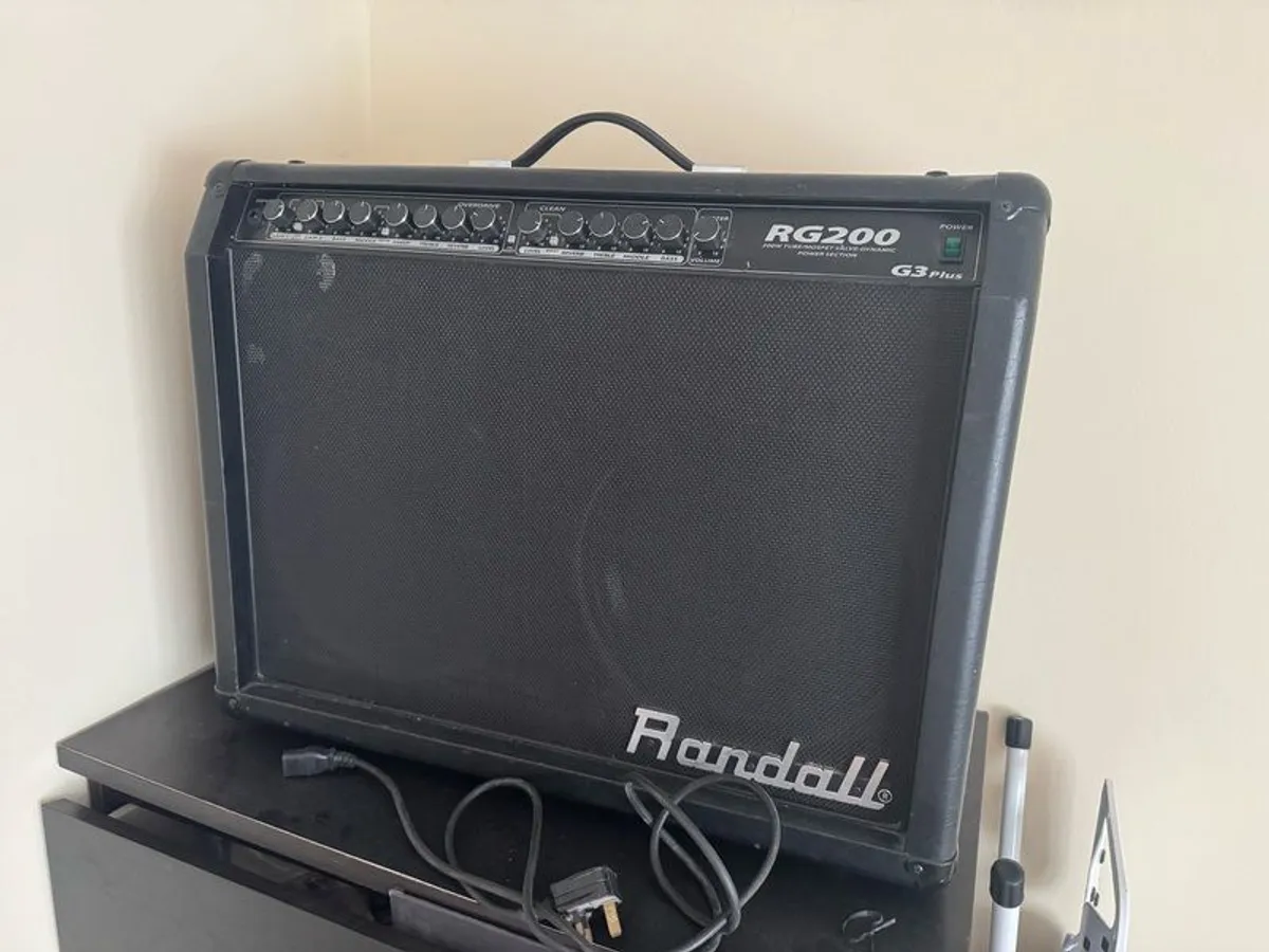 Randall RG200 G3 Plus 200w hybrid tube solid state amp amplifier - Image 1