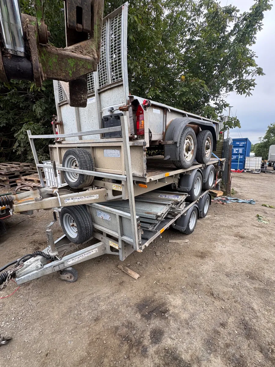 Ifor Williams 12ft dropside trailers - Image 1