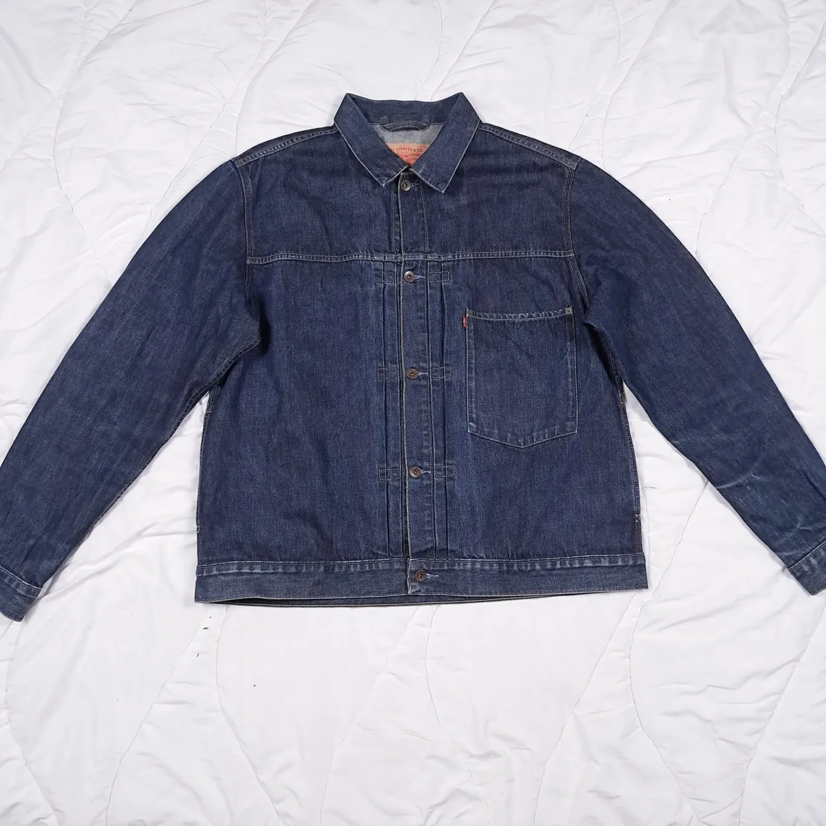 Levi's Y2K Vintage Indigo Blue Denim Jacket XL - Image 1