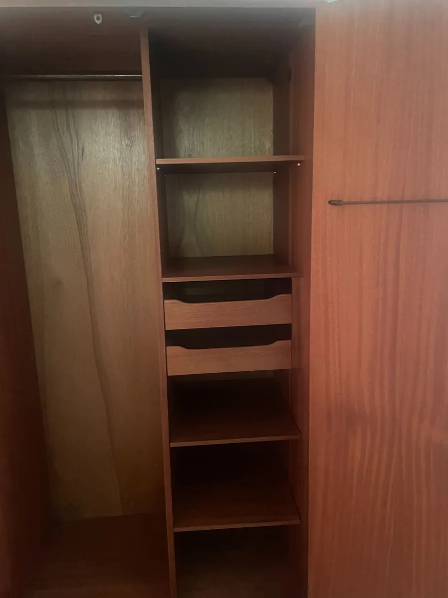 G-Plan Fresco Teak Wardrobe with Shelves & Drawers - Image 4