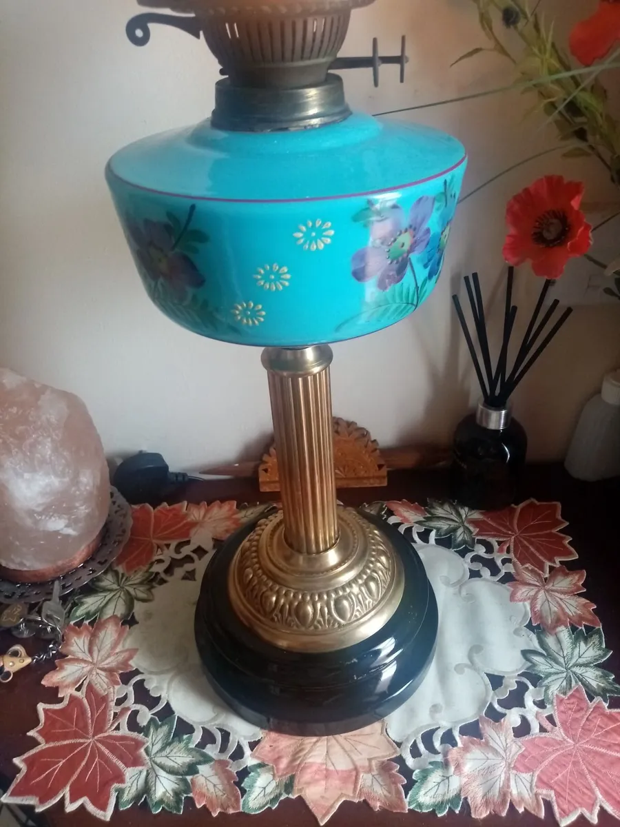 Victorian Oil Lamp - Image 2