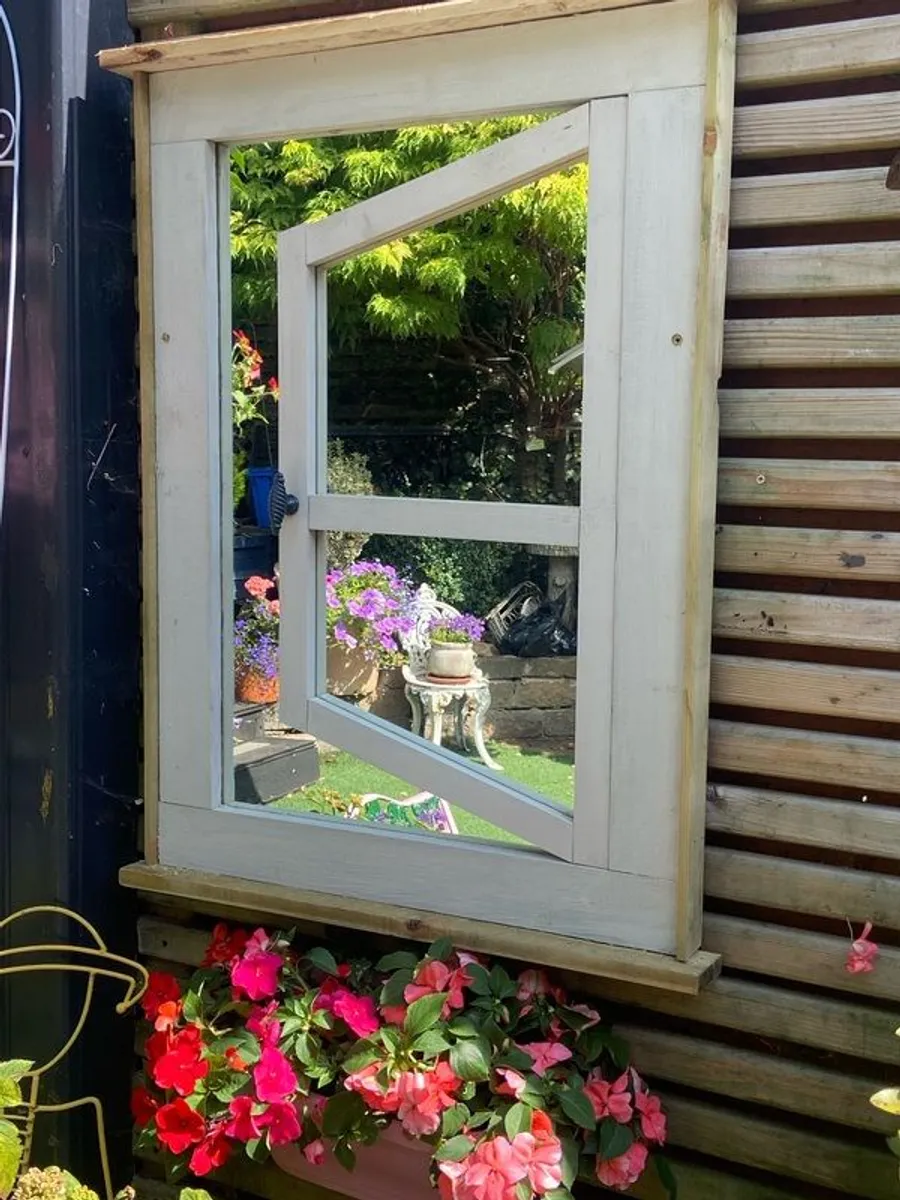 Garden mirror reflection window - Image 1