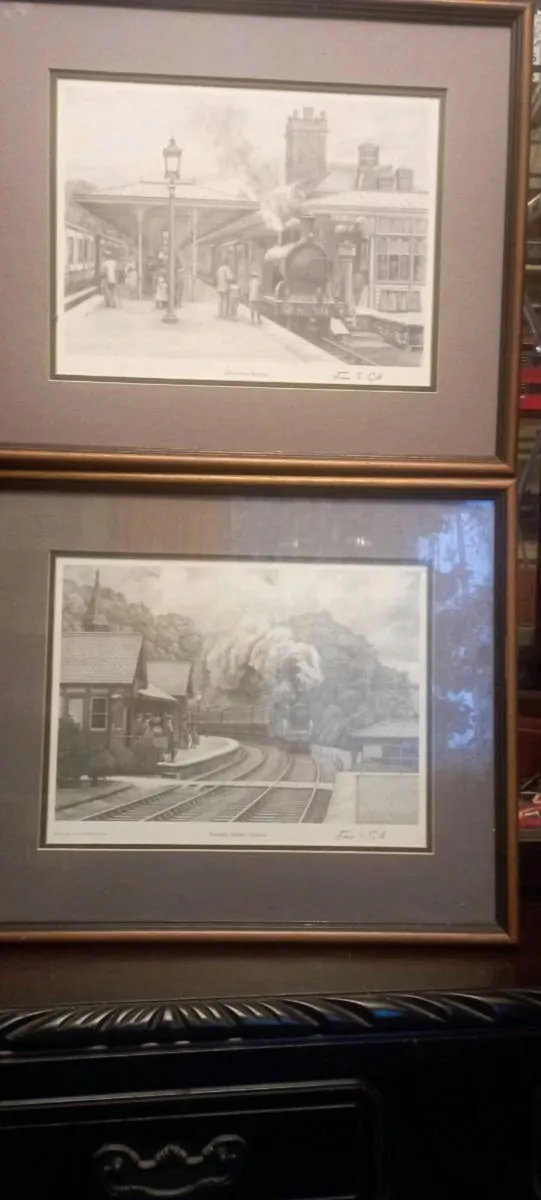 2 X SIGNED LIMITED EDITION FRIEAMED PENCIL DRAWING - Image 2