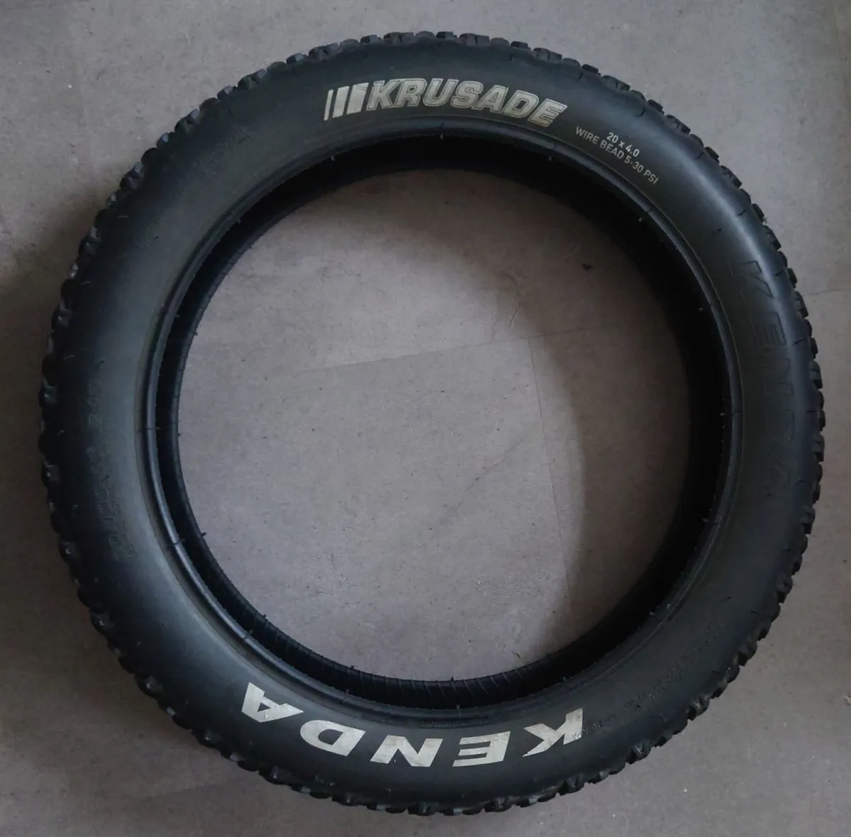 ebike kenda tyre 20X4 - Image 3