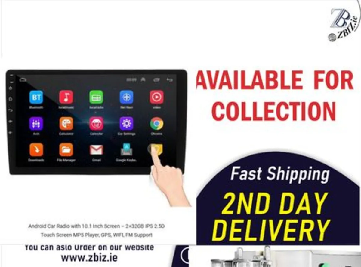 2+32GB Android Car Radio with FM and GPS - Image 1