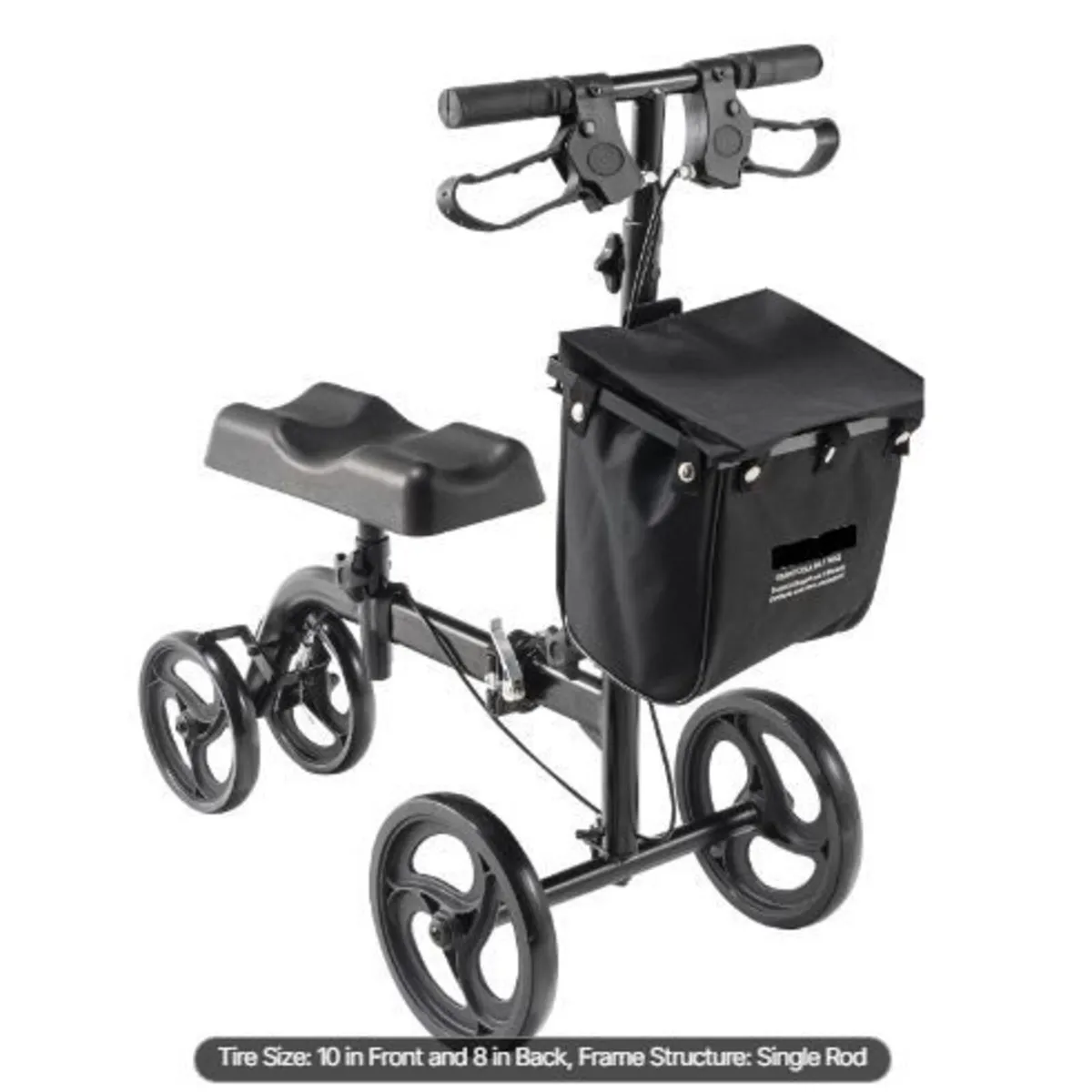 Folding Knee Scooter, Carbon Steel - Image 4