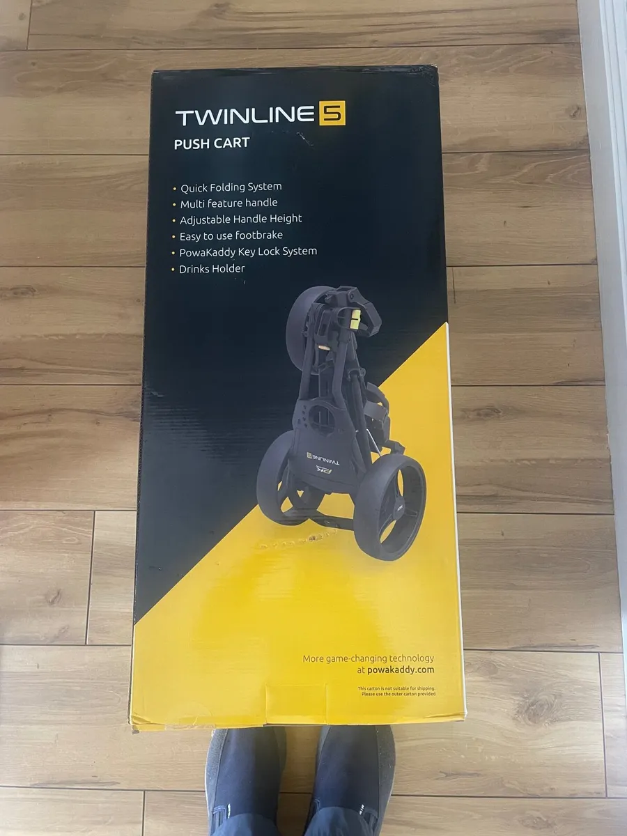 Powacaddy push cart Twinline 5 - Image 4