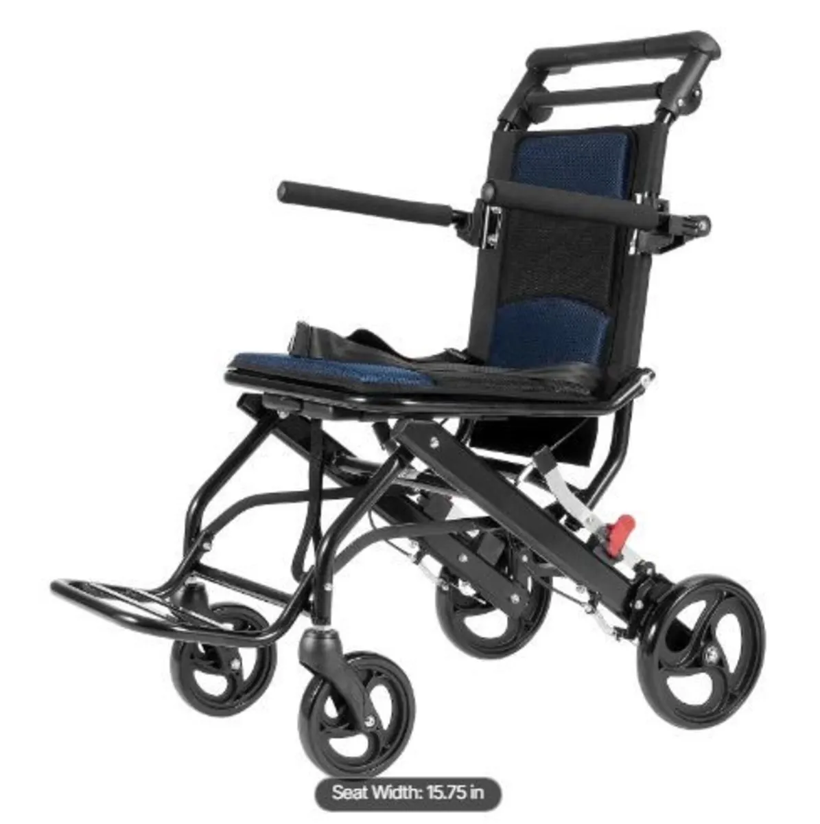 Wheelchair Aluminum Alloy Transport Chair - Image 3