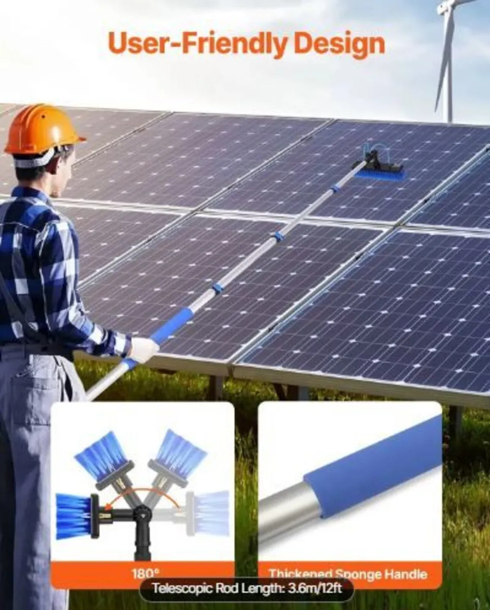 Water Fed Pole Kit, 3.6m Solar Panel Cleaning - Image 4