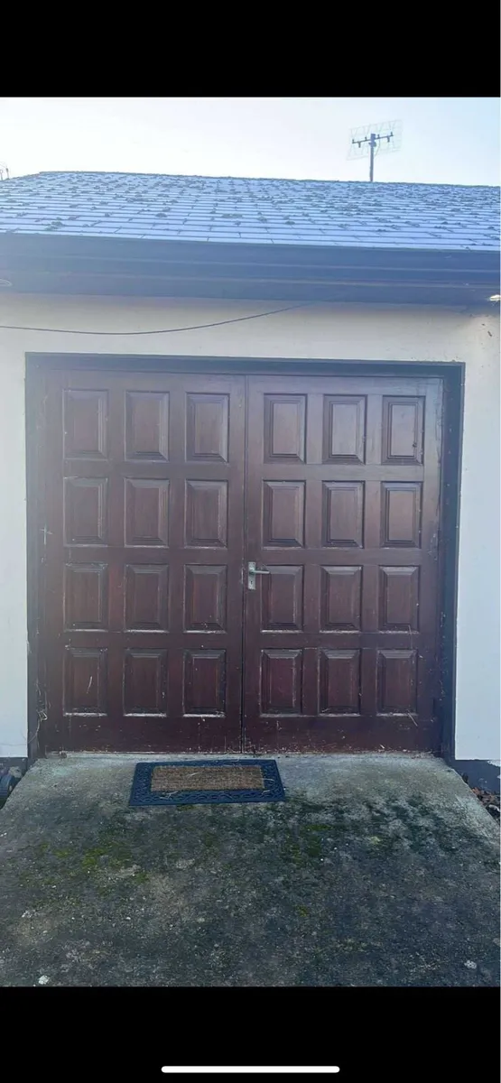 Teak doors
