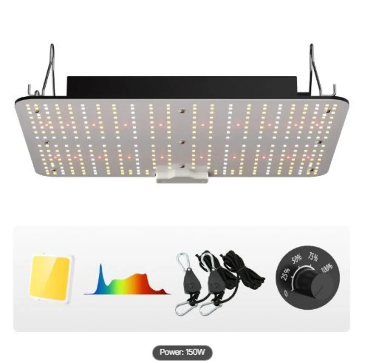 LED Grow Light, 150W Full Spectrum Dimmable - Image 3