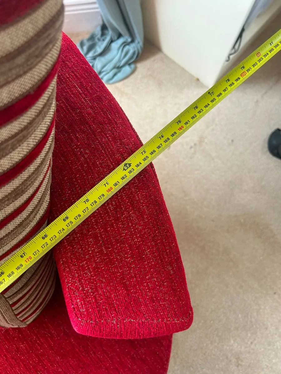 Sofa and foot stool - Image 2