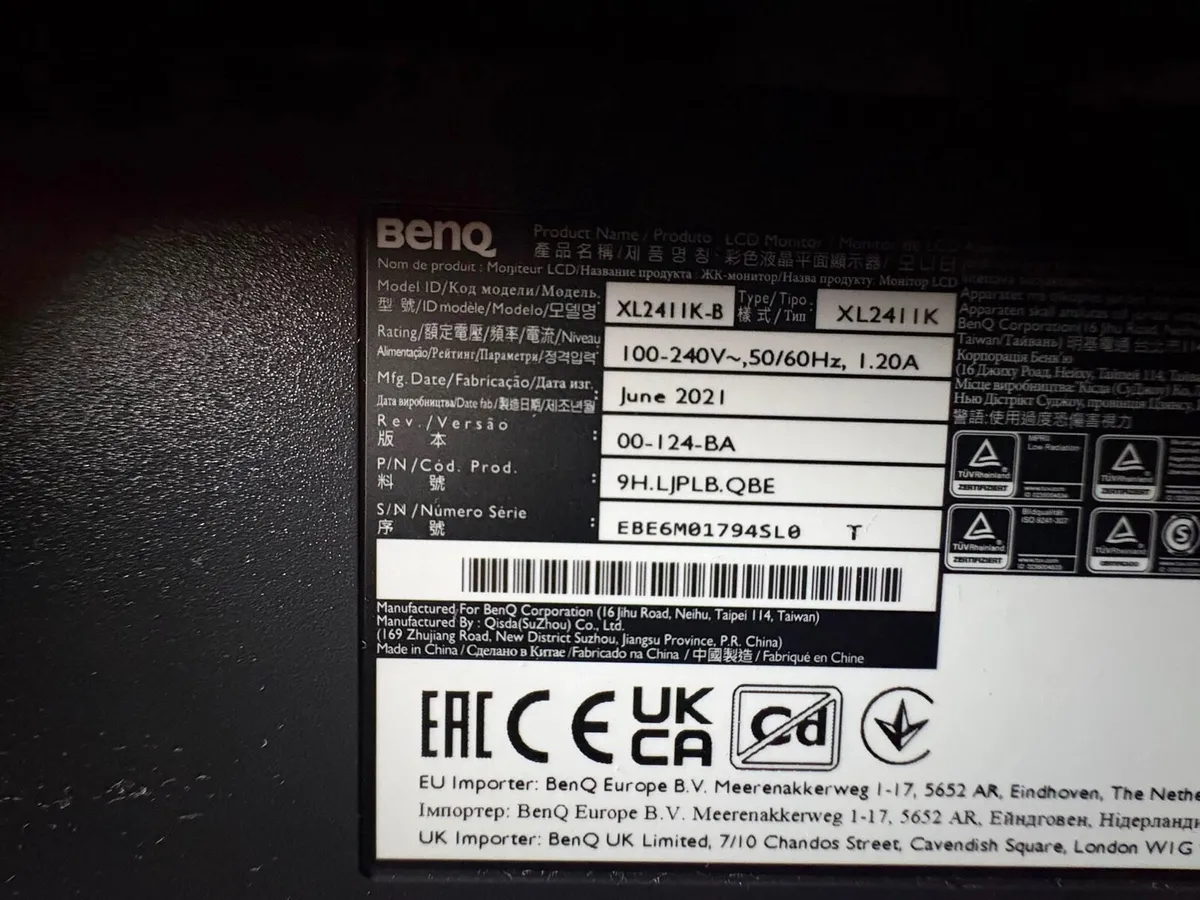 Monitor BenQ Zowie xl2411k gaming monitor - 24’’ - Image 4