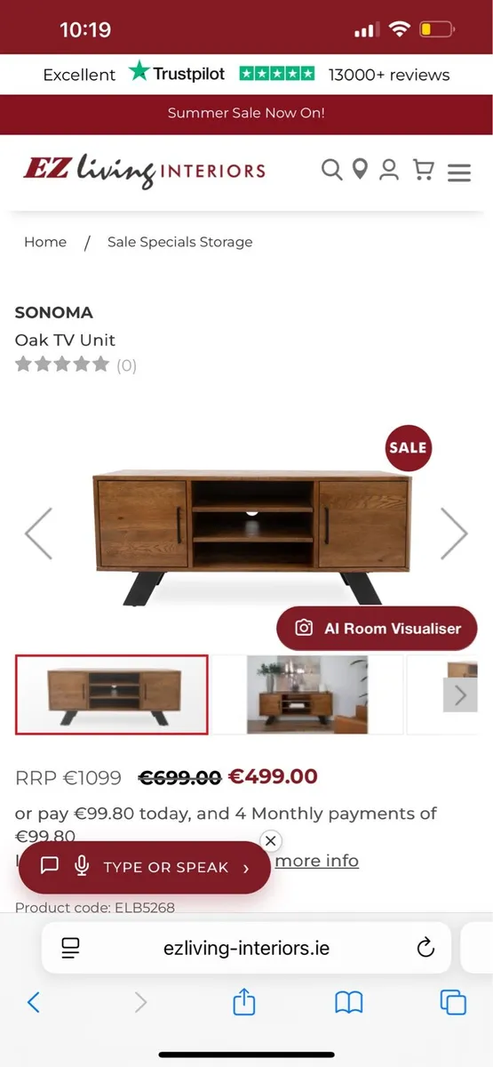 Tv cabinet - Brand new - Image 1