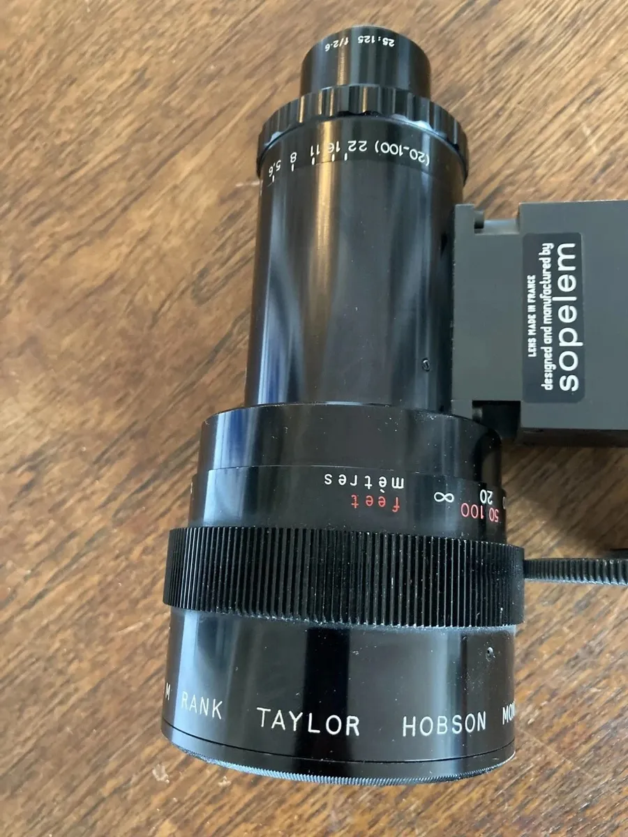 Sopelem Zoom Cine Lens M Rank Taylor Hobson Monita - Image 4