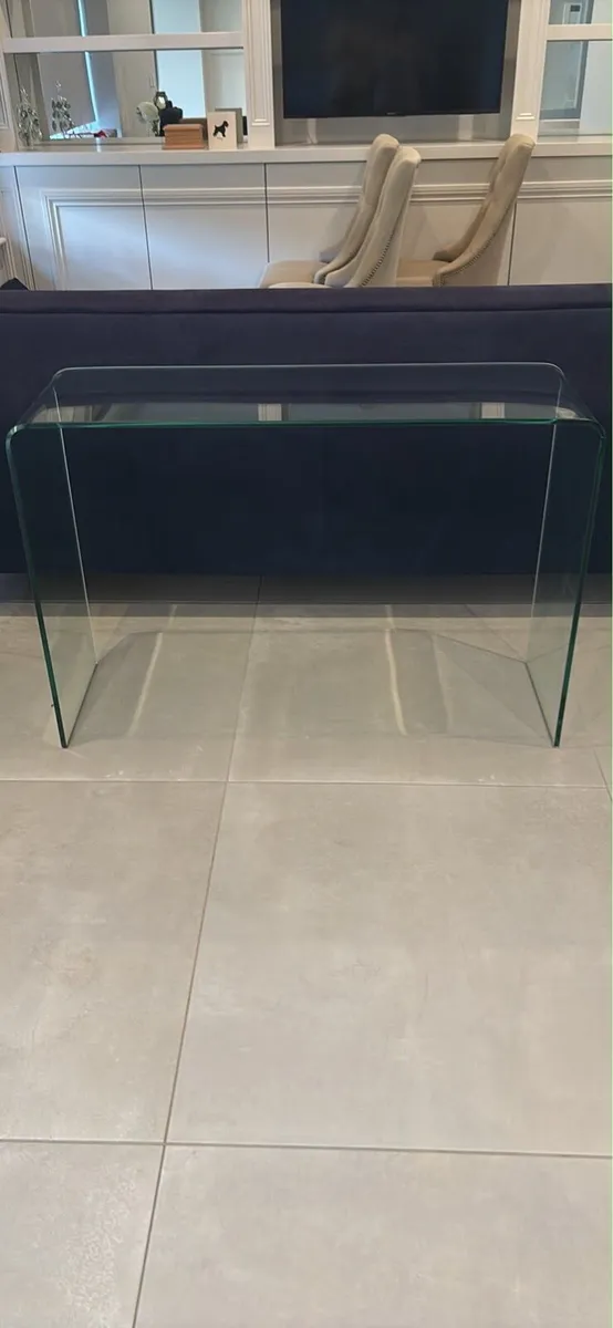 Glass console table - Image 1