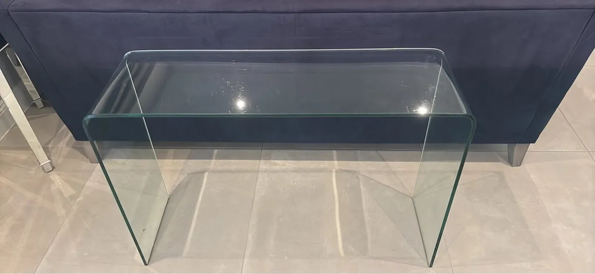 Glass console table - Image 2