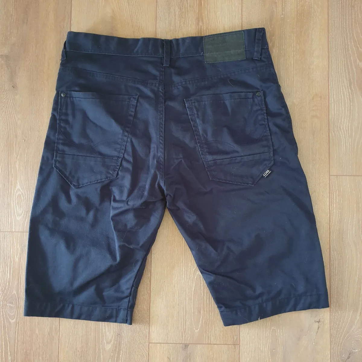 Navy shorts Core Jack & Jones button fly W34 - Image 2