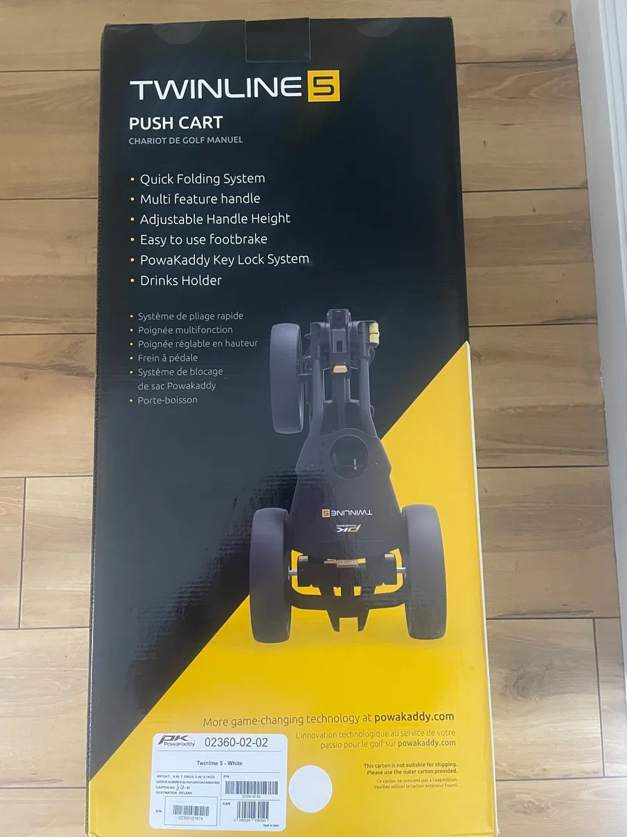 Powacaddy push cart Twinline 5 - Image 2
