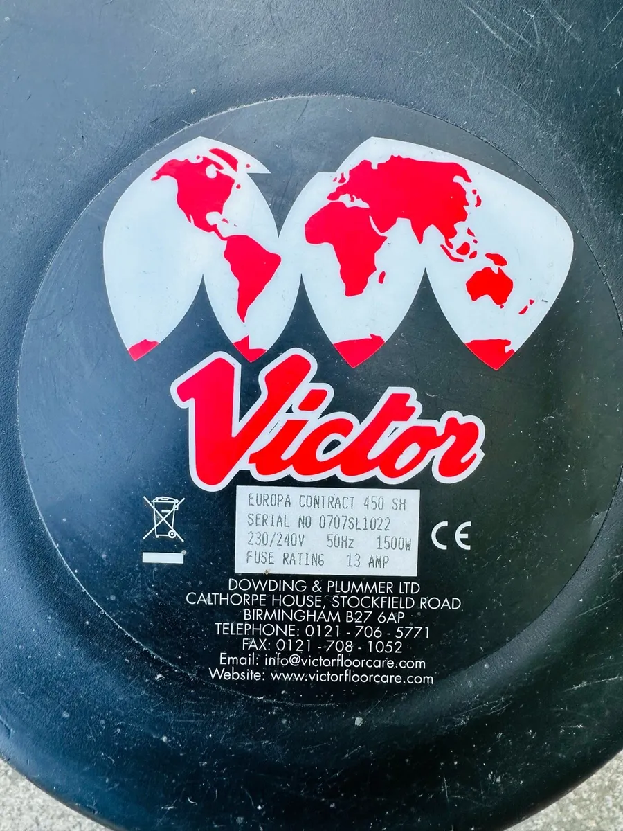 VICTOR 450 FLOOR SCRUBBER CLEANER - Image 3