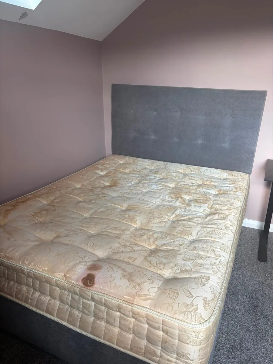 King Size Divan Bed and Mattress - Image 2