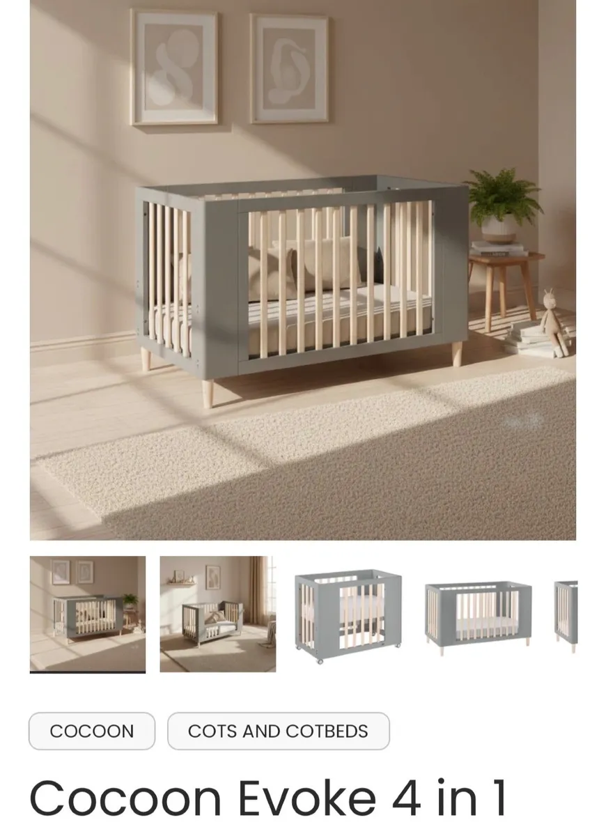 Baby cot cocoon 4 in 1 - Image 3