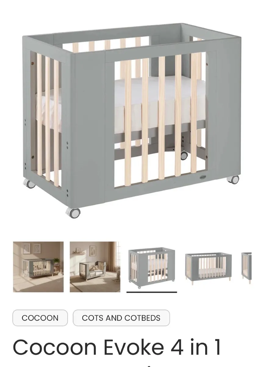 Baby cot cocoon 4 in 1 - Image 1