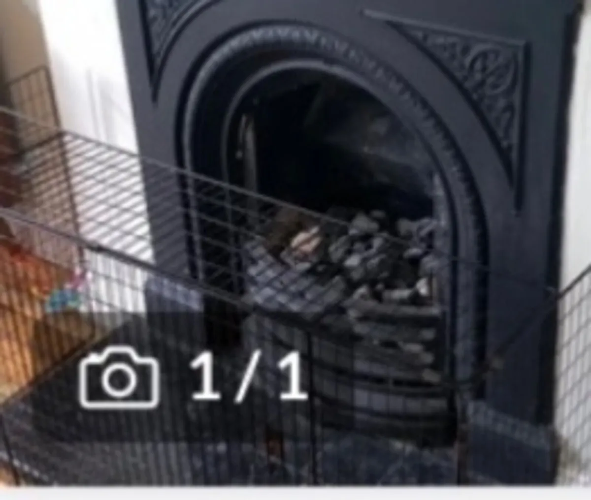 Cast iron fireplace for sale - Image 2