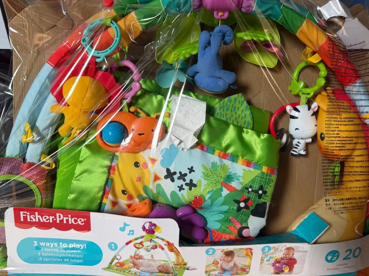 Fisher price rainforest play mat jungle gym