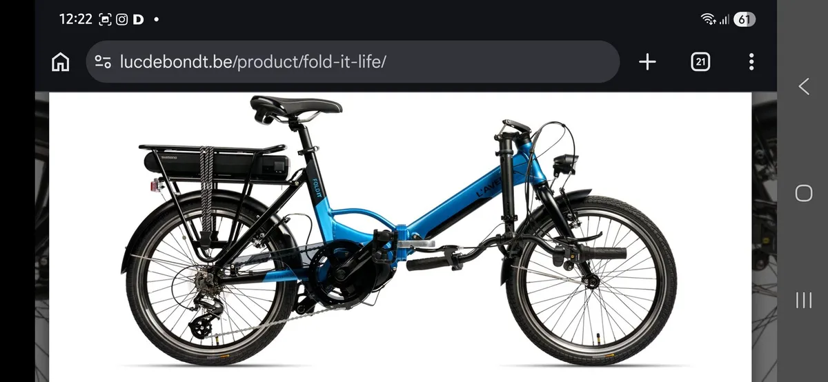 FOLDING E-BIKE, ELECTRIC BIKE - Image 1