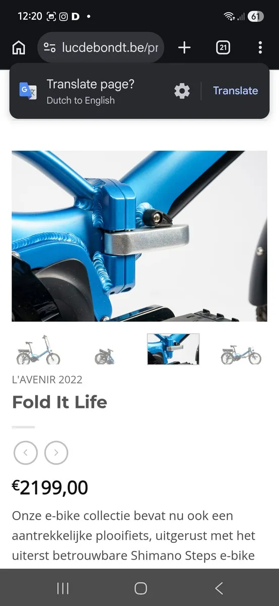 FOLDING E-BIKE, ELECTRIC BIKE - Image 2