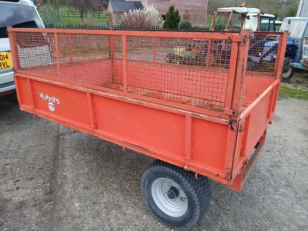 KUBOTA 8' x 5' TIPPING  TRAILER - Image 2