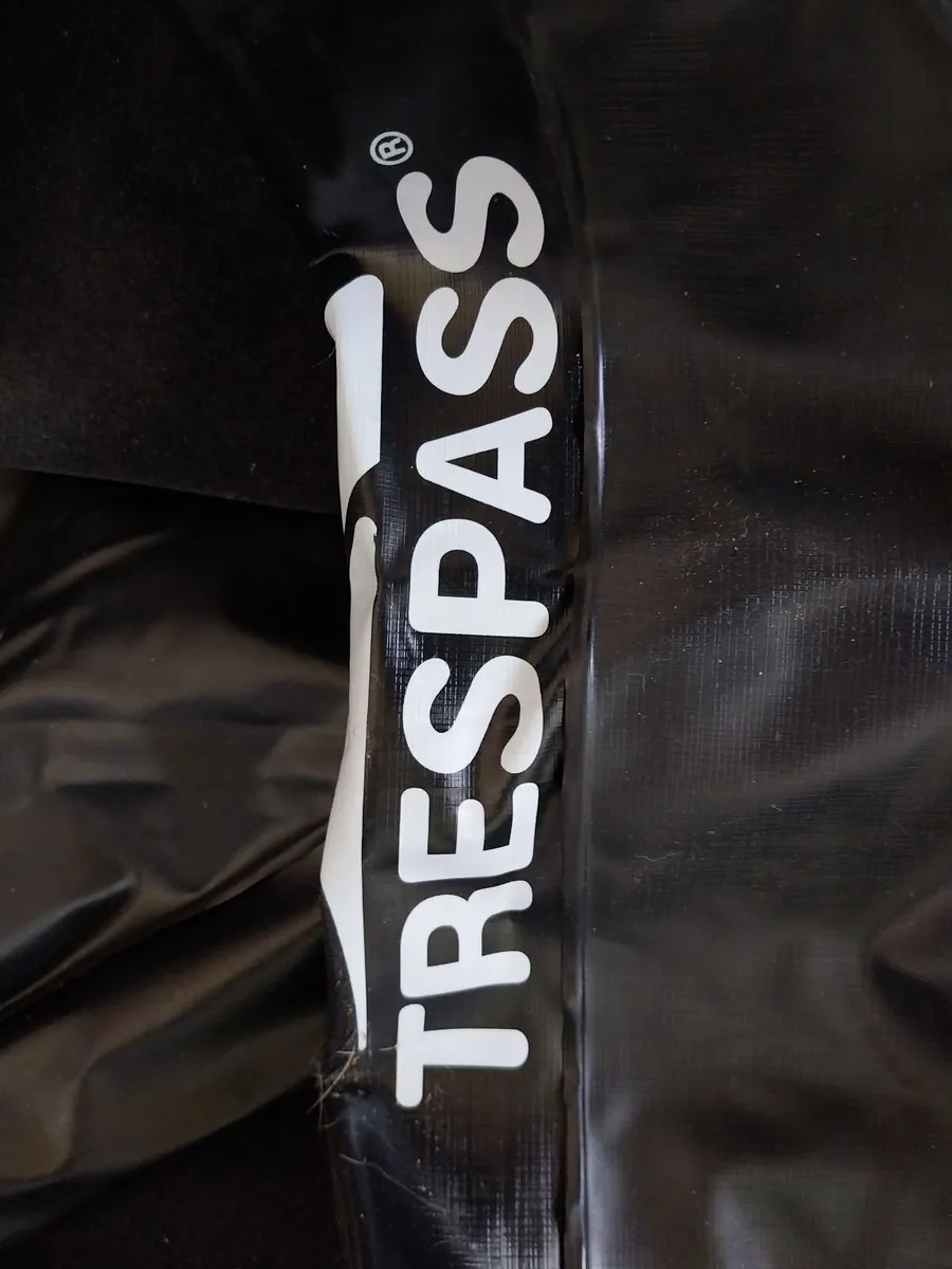 Trespass Double Inflatable Mattress, Foot Pump - Image 1