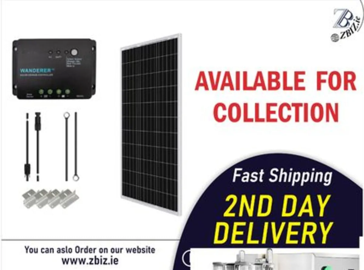 Solar Panel Kit 12V Solar Off-grid System - Image 1