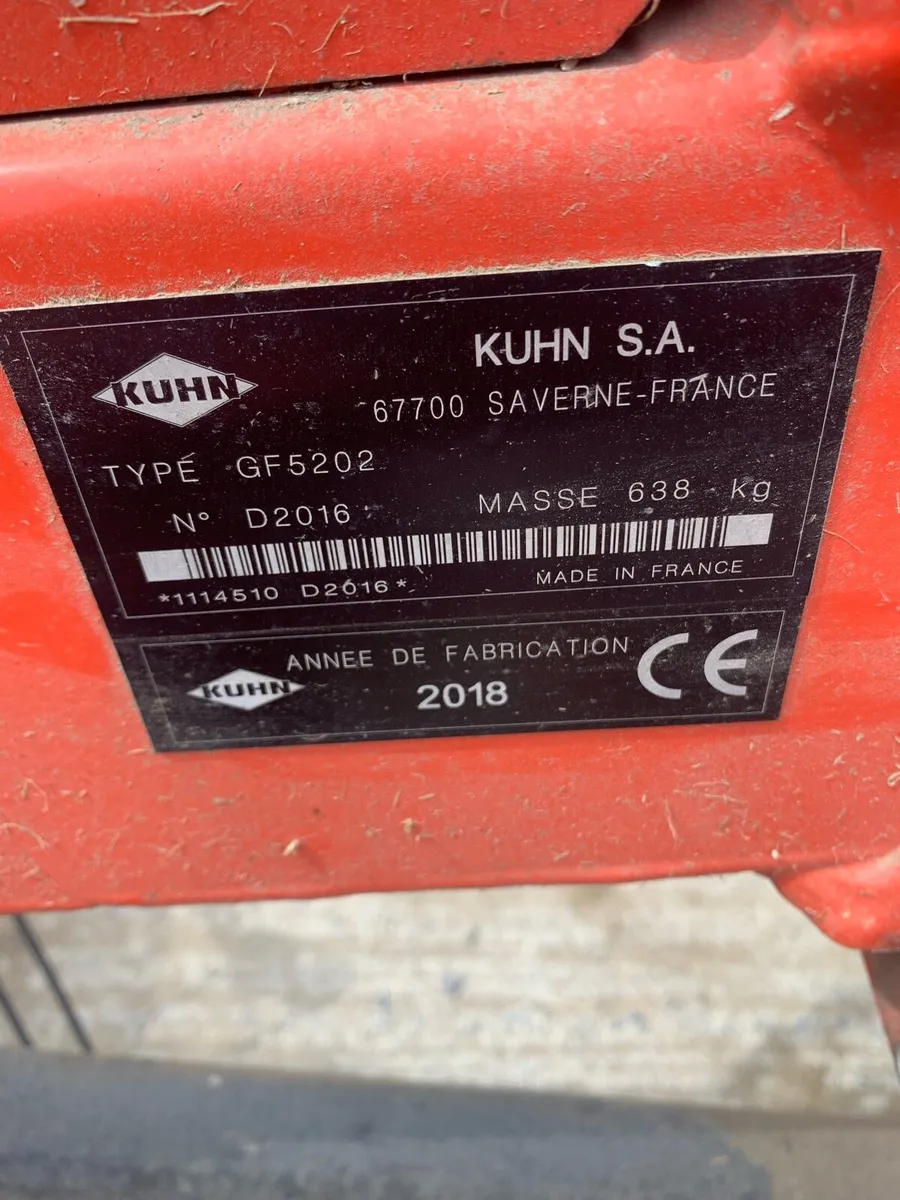 Kuhn 5202 4 rotor Tedder - Image 4