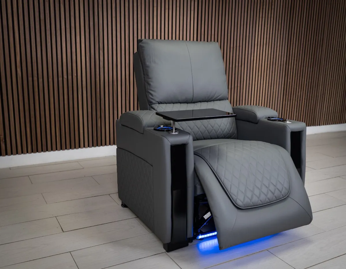 Sienna Armchair Electric Leather Reclining Chair - Image 4