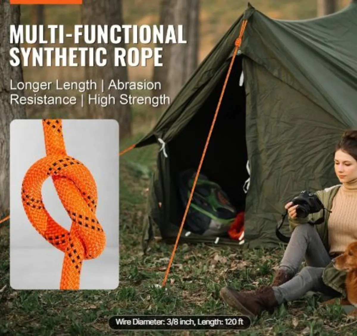 Arborist Tree Climbing Rope Double Braid - Image 3