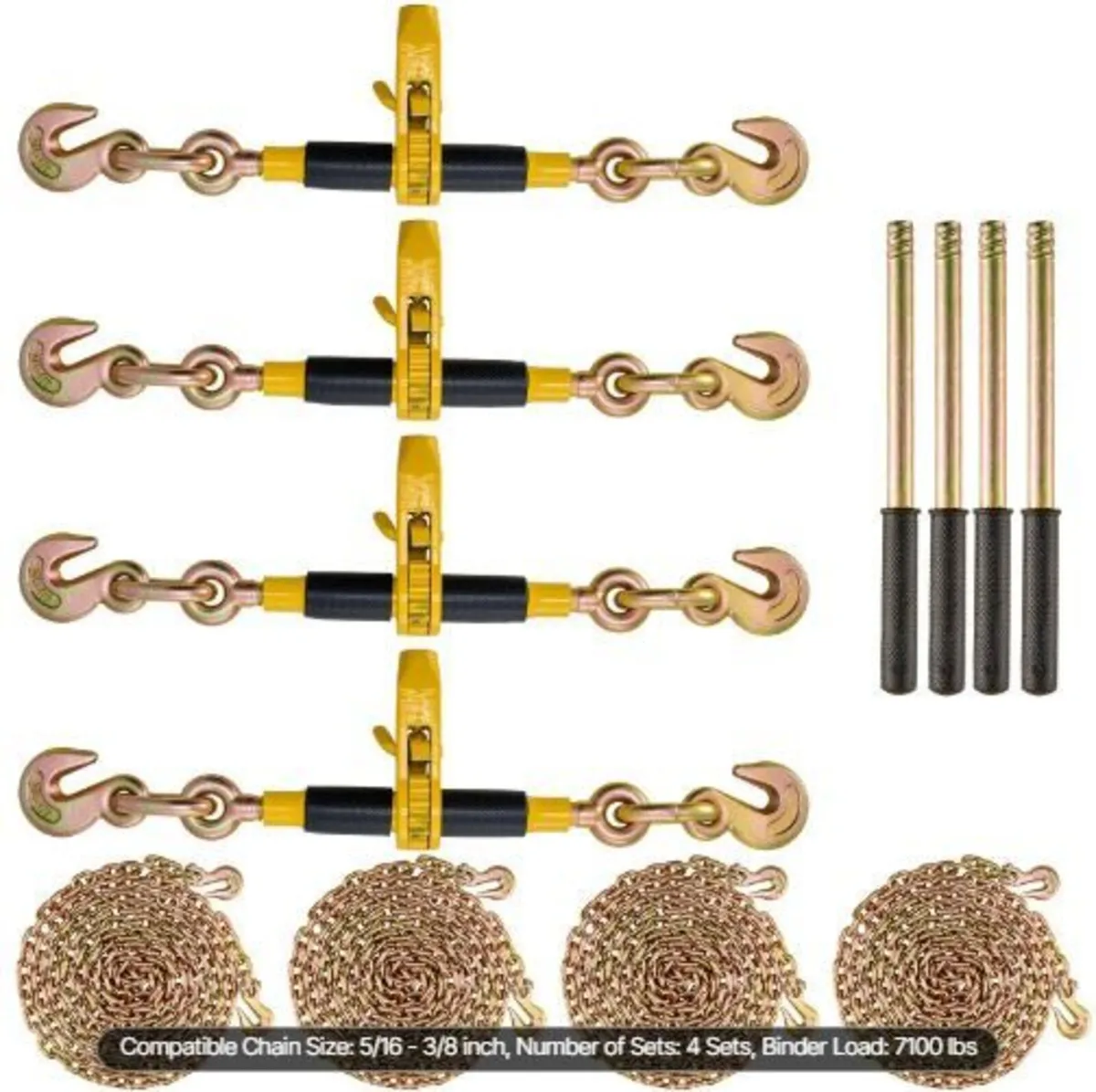 Ratchet Chain Binder, 0.8 - 0.9 cm - Image 1
