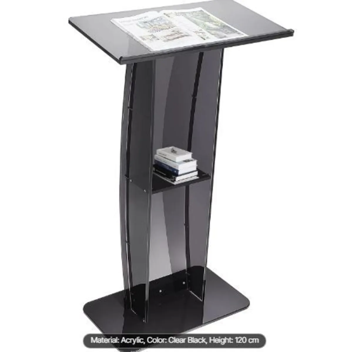Acrylic Podium, 119 cm Tall, Acrylic Podium - Image 3