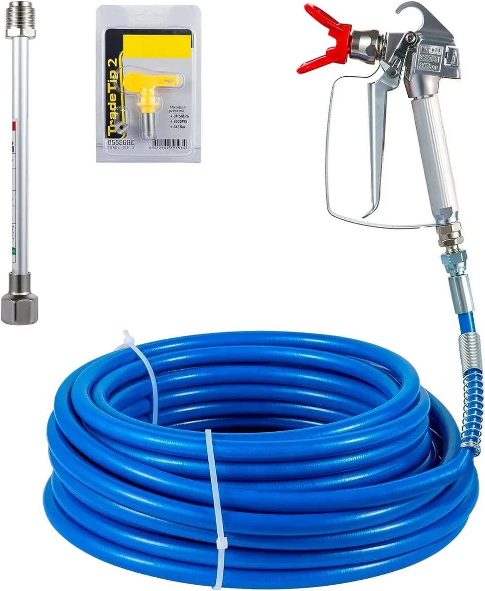 Airless Paint Sprayer Gun and Hose Kit Tool - Image 2