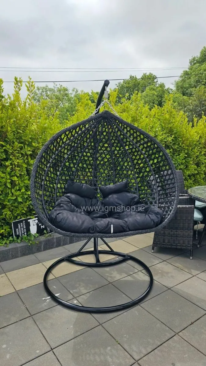 Rattan Garden furniture Double egg chair brand new - Image 1