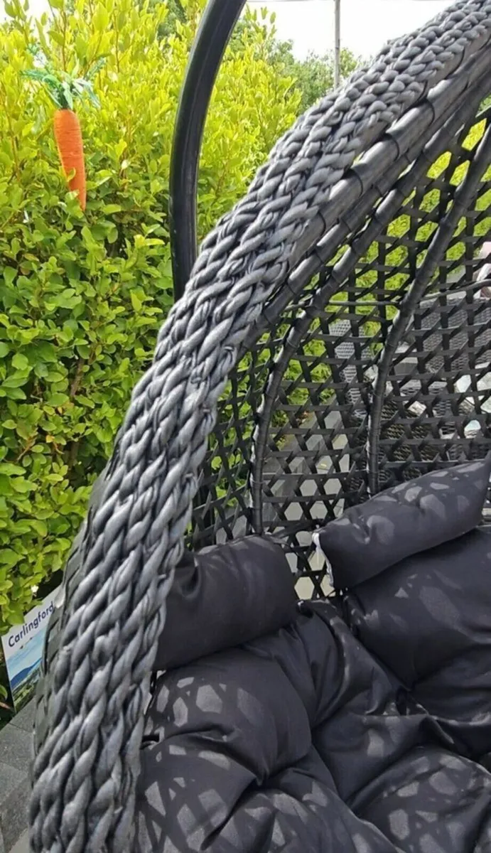 Rattan Garden furniture Double egg chair brand new - Image 2