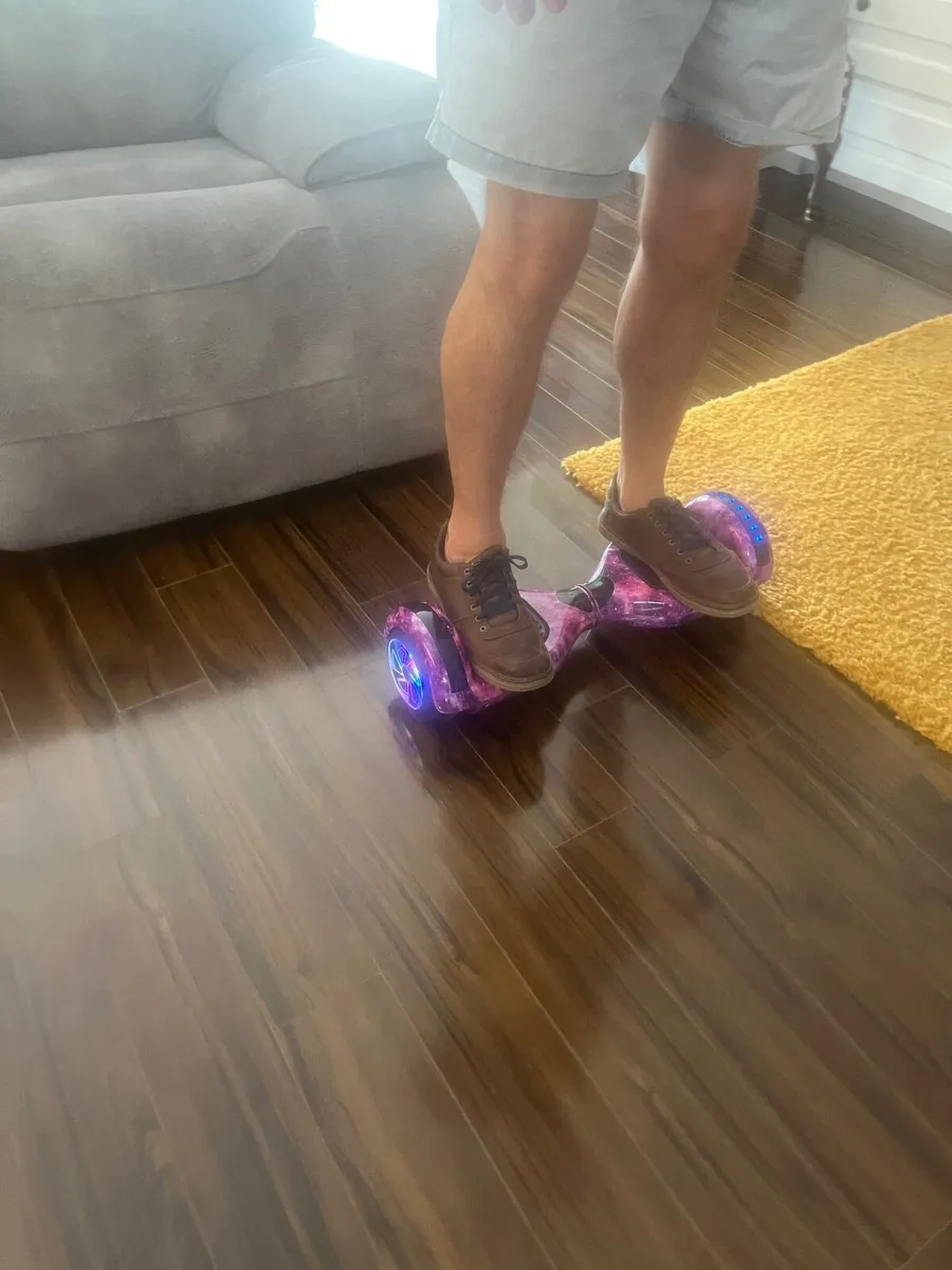 Mint Galaxy Hoverboard + Brand New Hoverkart Seat - Image 3