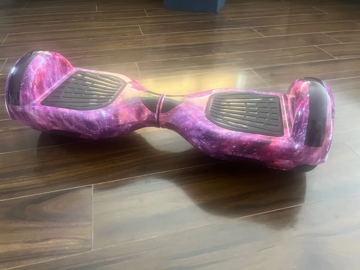 Mint Galaxy Hoverboard + Brand New Hoverkart Seat - Image 4