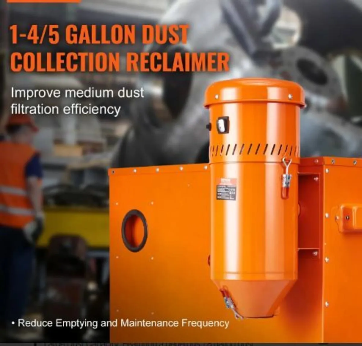 Dust Collection System: 1450W Dust Collector - Image 3