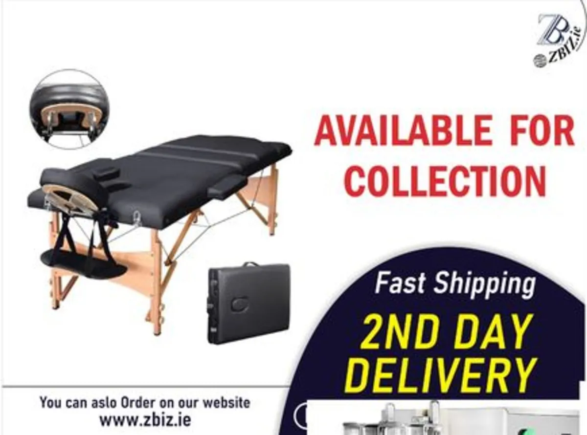 Portable Massage Bed Table Foldable Beauty Couch - Image 1